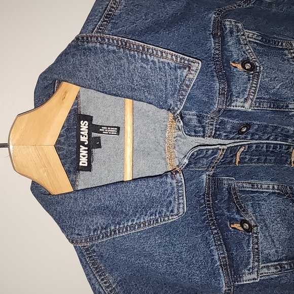 Dkny Jean Jacket 80's style - Picture 2 of 4